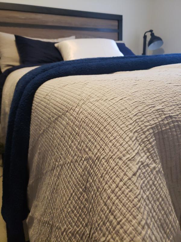 Nestwell™ Pleated Rhombus Duvet Cover Set Bed Bath and Beyond Canada