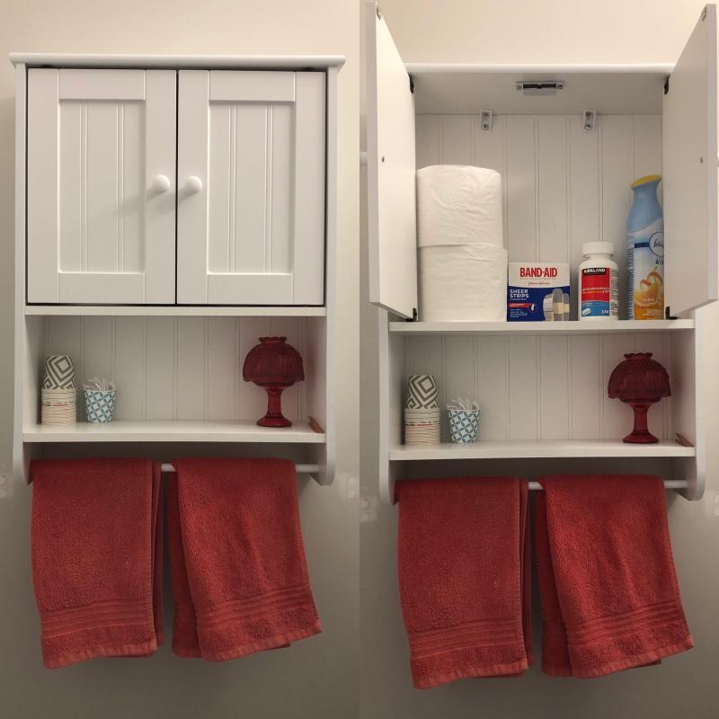 Zenna Home® 26Inch Bathroom Wall in White Bed Bath and