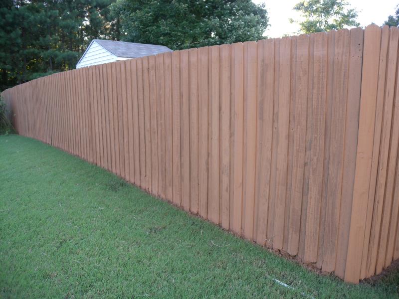 Solid Color House Fence Wood Stain Behr