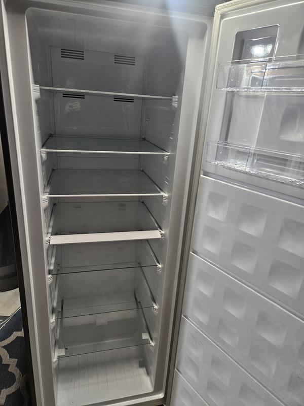 28 Inch Manhattan Grey Upright Freezer - Refrigerators
