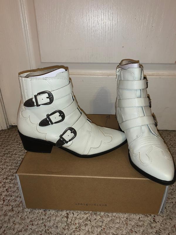 indigo rd yasmina western bootie