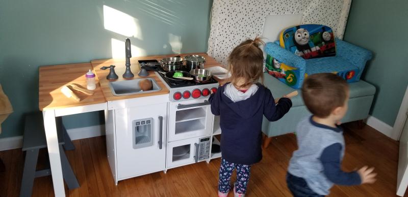 kidkraft chef's island kitchen
