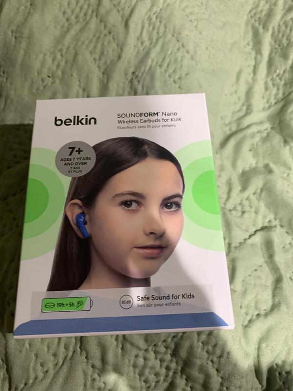 Belkin Ecouteurs pour Enfants Protection 85 db Soundform Nano