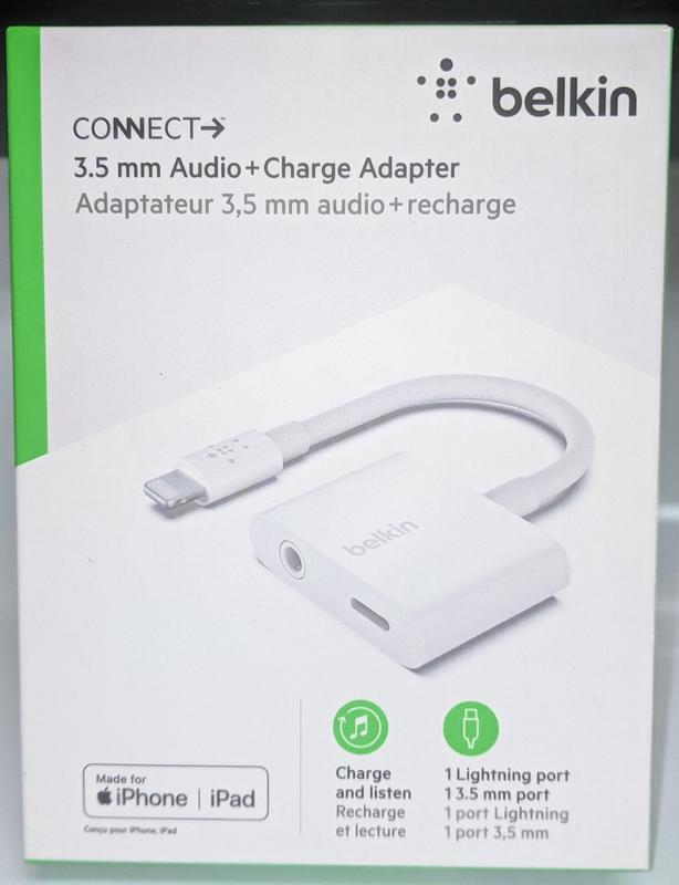 Belkin audio and discount charge rockstar adapter