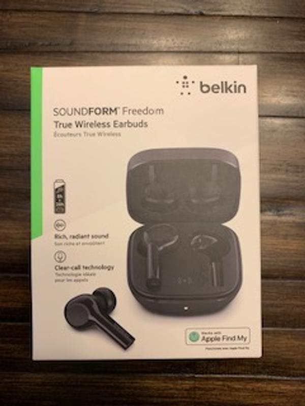 Belkin auriculares inalámbricos Bluetooth, cascos True Wireless SOUNDFORM  Freedom con estuche de carga inalámbrica, resistencia IPX5 a las  salpicaduras de agua y sudor, iPhone y Android, blancos : :  Electrónica