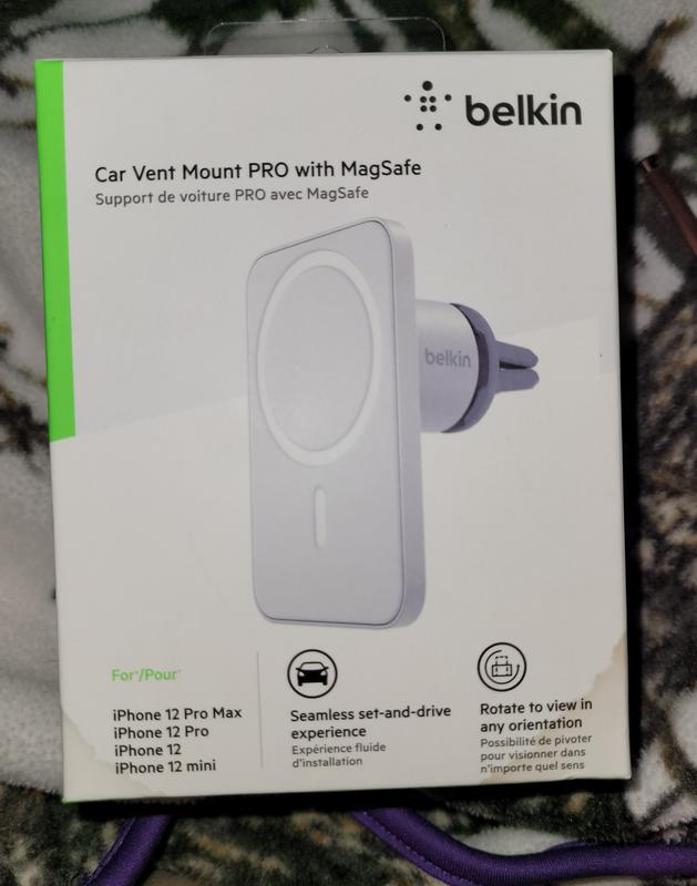 Belkin Car Vent Mount PRO with MagSafe review: A simple solution to driving  with the iPhone 12