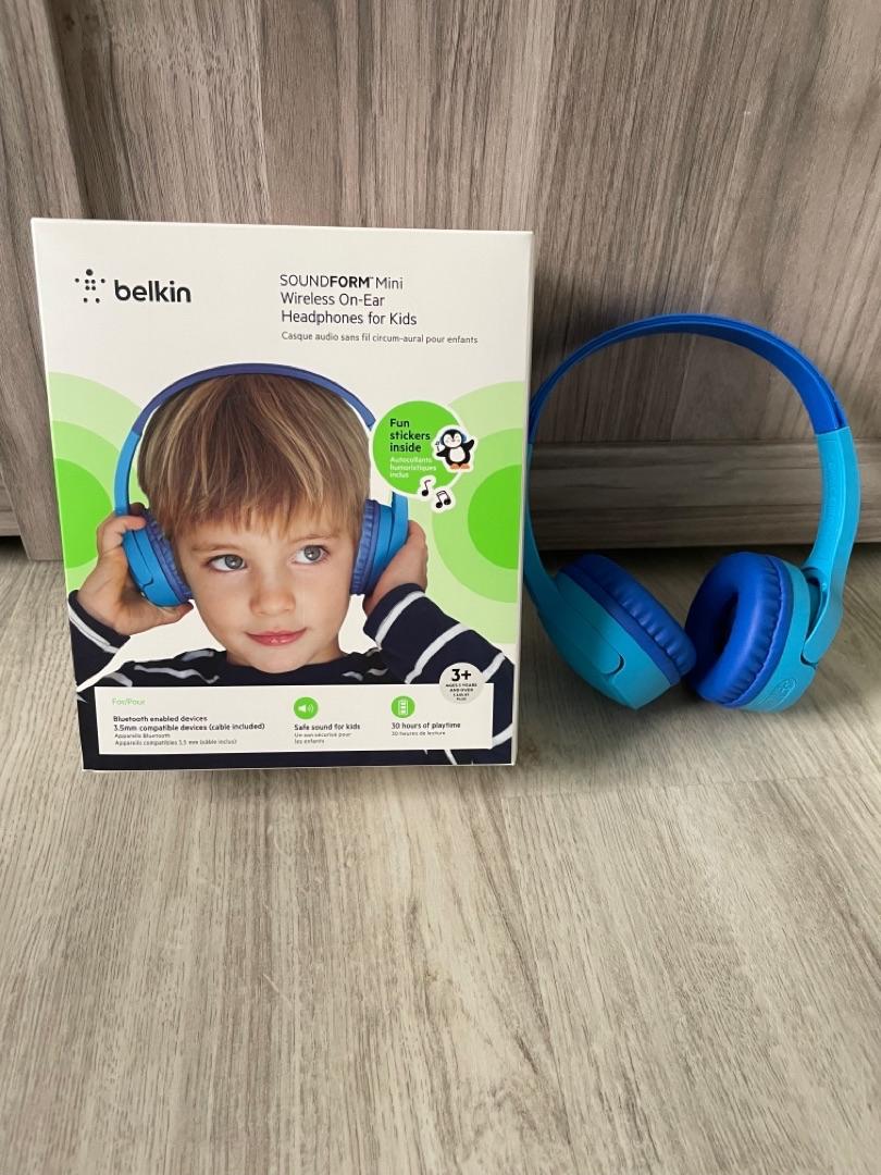 Belkin Small Kids Headphones Belkin Soundform Mini Wireless On-Ear