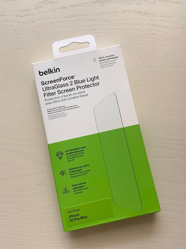 Belkin ScreenForce UltraGlass 2 pour iPhone 15 Pro Max