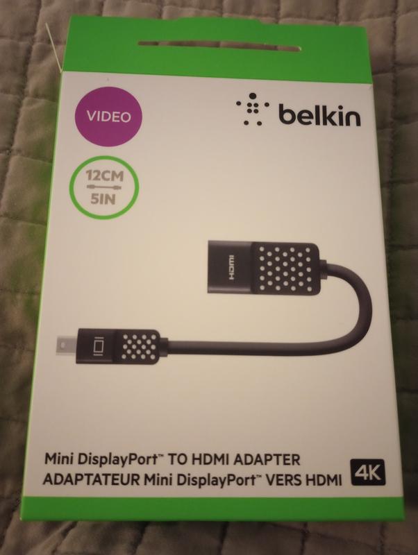 Belkin Adaptateur pour vidéoprojecteur entré HDMI 2.4 m et multisortie pour  PC HDMI / USB-C / VGA / Mini Displayport - Câble HDMI Belkin sur