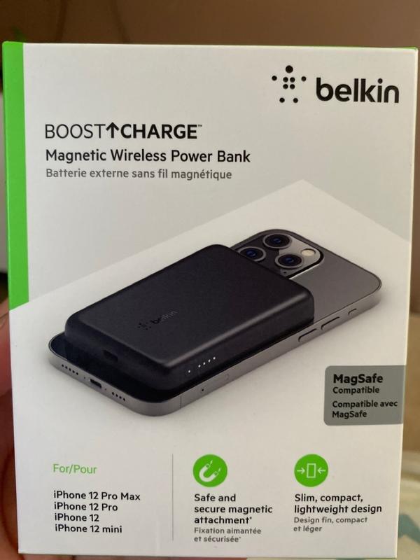 Belkin Cargador inalámbrico portátil magnético BOOST UP CHARGE, 10K