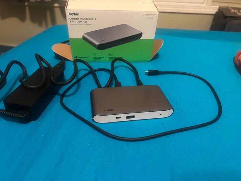 Station d'accueil Belkin Connect Pro Thunderbolt 4 Gris anthracite