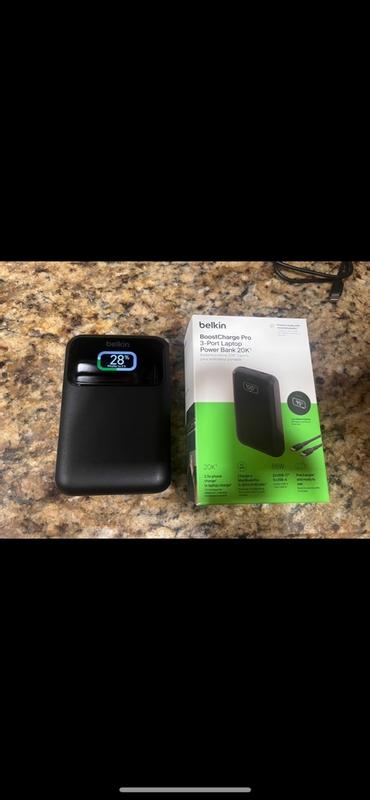 BoostCharge Pro 3-Port Laptop Power Bank 20k | Belkin US