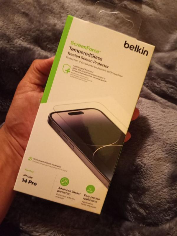 Belkin - Kit accessoires smartphone SCREENFORCE Protection d'écran iPhone 14  Pro - Coque, étui smartphone - Rue du Commerce
