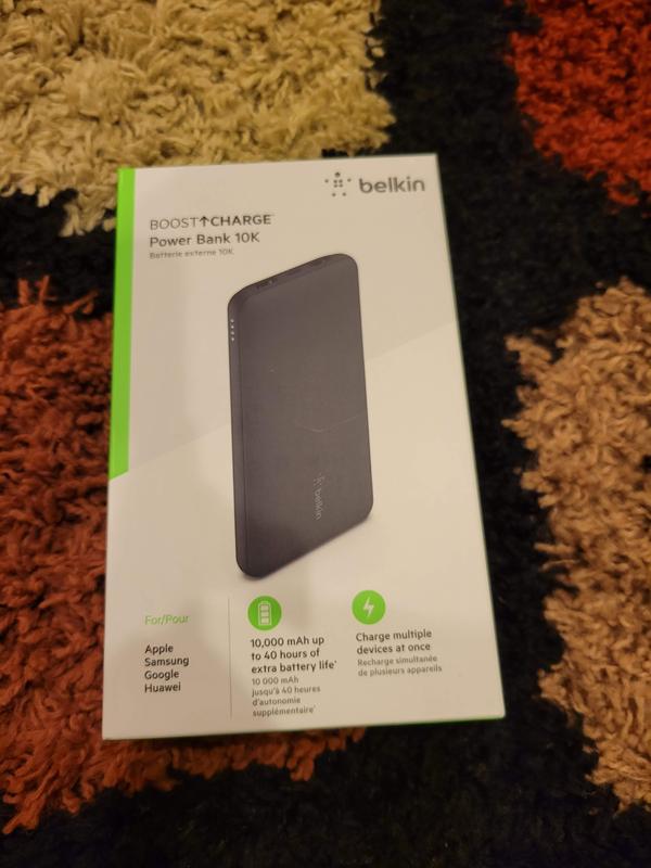 Belkin Magnetic Power Bank 10000 mAH 箱つき Amazon.com: Belkin Portable Charger, Power Bank 10000 mAh