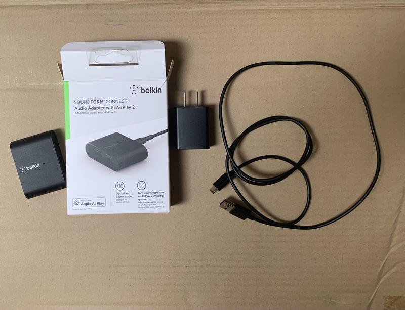 Belkin SoundForm Connect AirPlay 2 Adapter & Airplay 2 Receiver