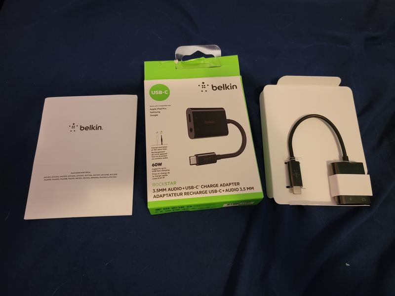 Belkin Adaptateur USB-C vers 3.5 mm Audio + USB-C recharge