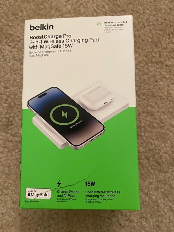 2-in-1 Wireless Charging Pad with MagSafe (15W)