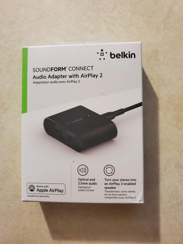 belkin AUZ002 Sound Form Connect Air Play 2 Adapter and Airplay 2 Receiver  Instructions