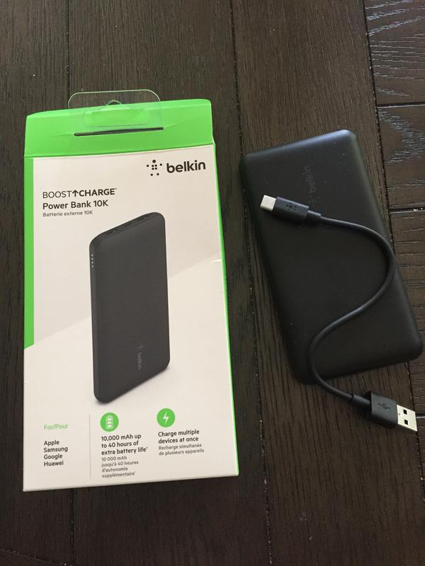 Belkin 10K Power Bank with Rubber Coating, Pink Speckle 