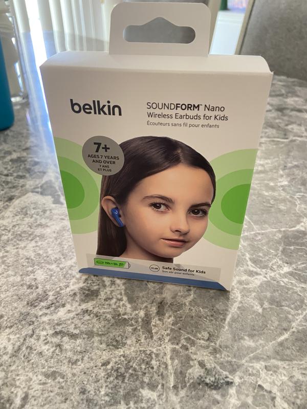 Belkin Ecouteurs pour Enfants Protection 85 db Soundform Nano