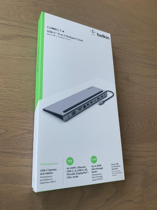 Belkin Station d'accueil USB-C multiport 4-en-1 pas cher 