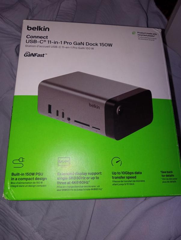 11-in-1 Pro GaN USB-C Docking Station 150W | Belkin US 11-in-1 Pro GaN USB-C Docking Station 150W | Belkin US