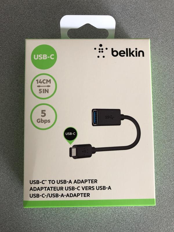 USB-C At A Glance: 3.0 USB-C to USB-A Adapter by Belkin 