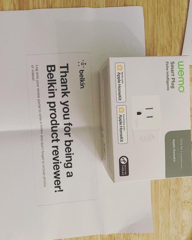 Belkin WeMo Thread Plug : r/HomeKit