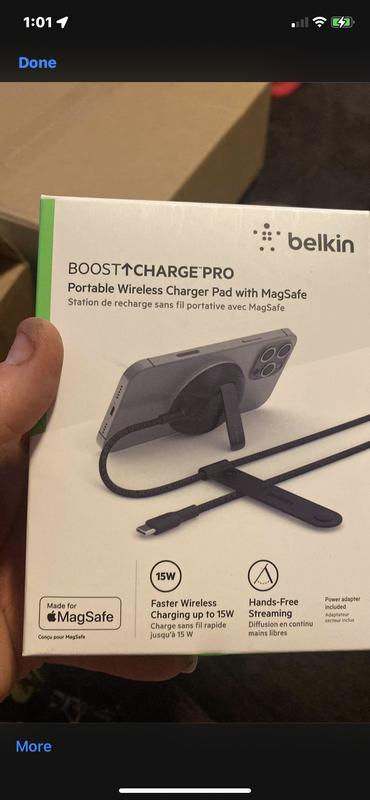Belkin Boost↑Charge Pro Portable Wireless Charger Pad with