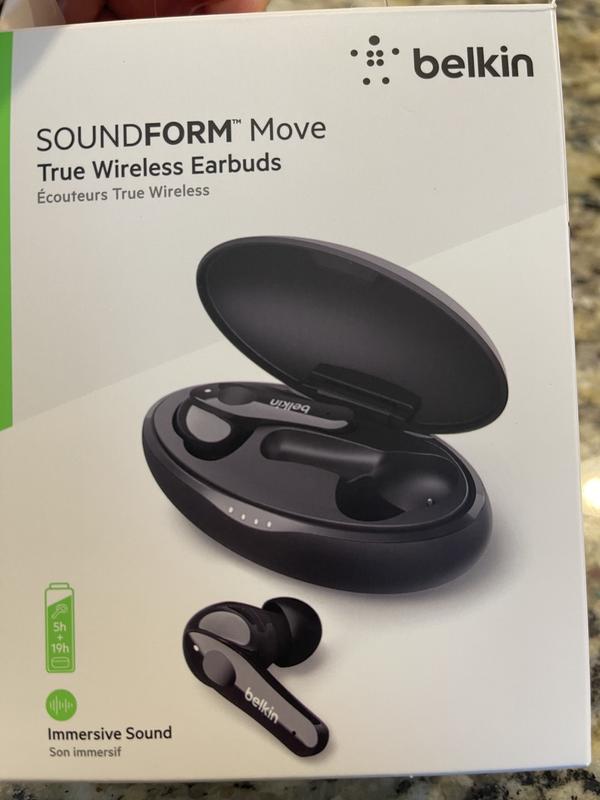 Belkin SOUNDFORM Move Plus Wireless Earbuds, Soundform True