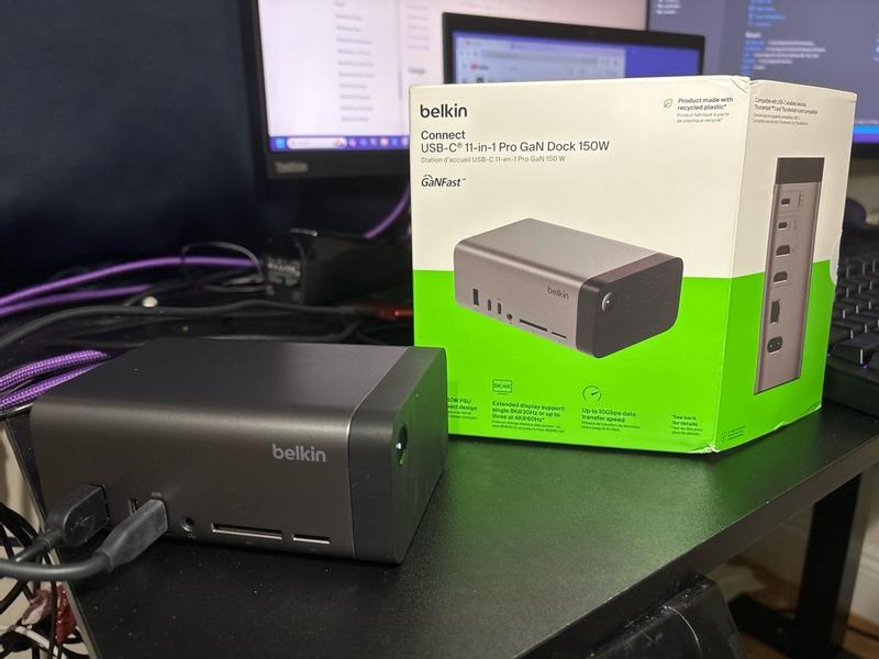 その他 belkin USB-C 11-in-1 pro GaN Dock 150W 11-in-1 Pro GaN USB-C Docking Station 150W | Belkin AU