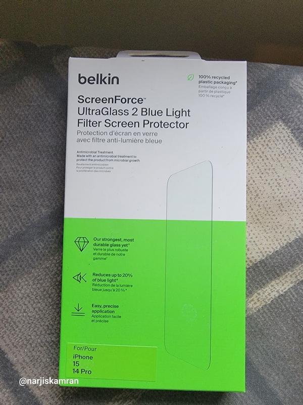 Belkin ScreenForce UltraGlass 2 Tempered iPhone 15 Plus