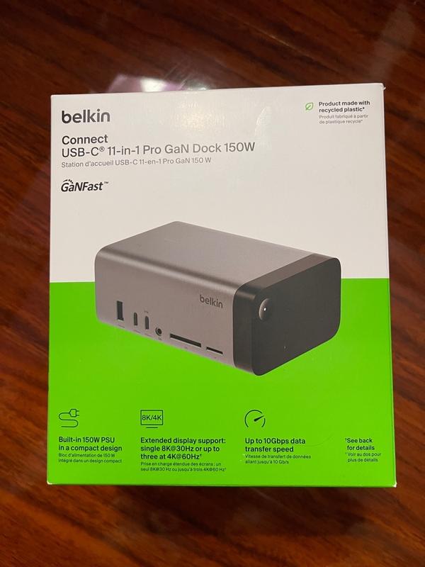 11-in-1 Pro GaN USB-C Docking Station 150W | Belkin US