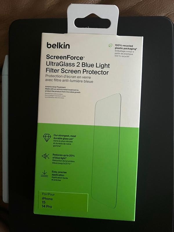 Protège-écran en verre UltraGlass de Belkin pour iPhone 14 Pro Max