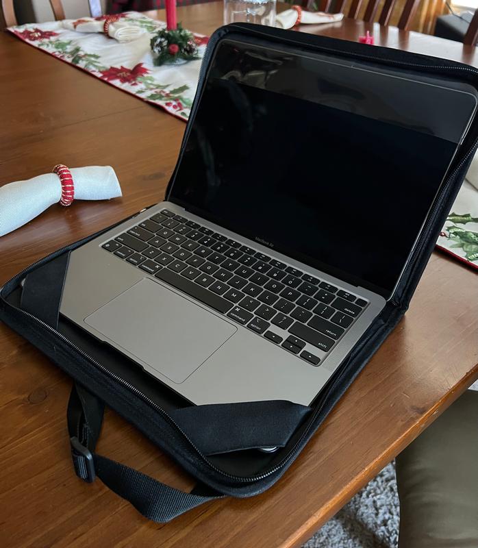 Laptop sleeve that opens with clearance laptop