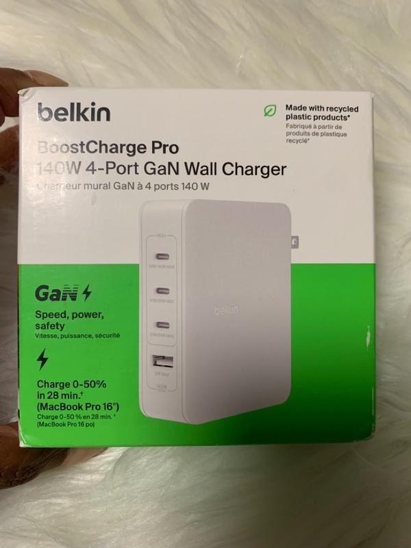 140W 4-Port GaN Wall Charger | Belkin US