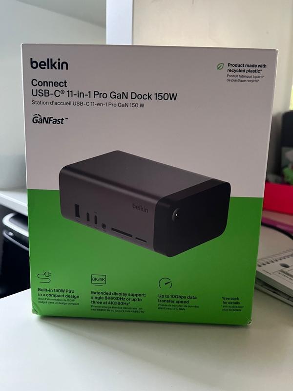 11-in-1 Pro GaN USB-C Docking Station 150W | Belkin US 11-in-1 Pro GaN USB-C Docking Station 150W | Belkin US