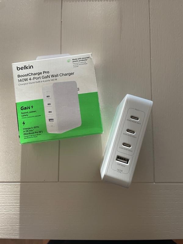 140W 4-Port GaN Wall Charger | Belkin US