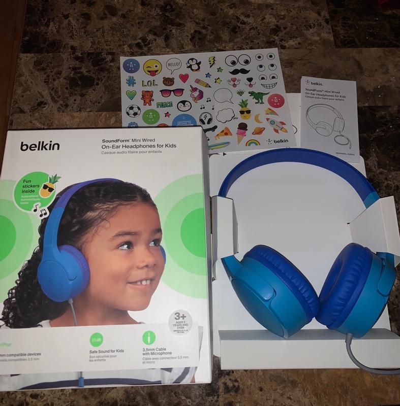 SoundForm Mini Wired Headphones Kids for On-Ear