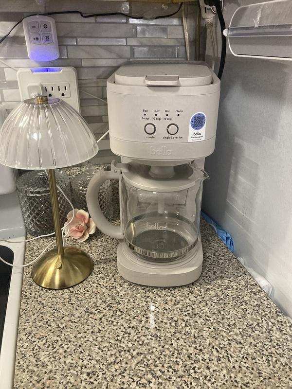 Bella 12 Cup Programmable Coffee Maker - Oatmilk  REBEL