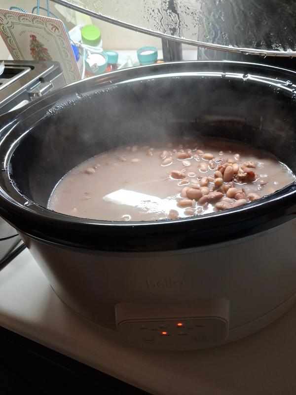 1st time using my bigger crockpot.