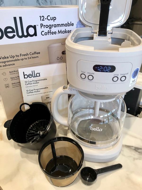 Belle 12-Cup Programmable Coffee Maker - Plum  REBEL