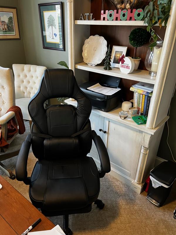 Arc Tetra 4.0 Gaming Chair Outfitted With Footrest, Headrest, Lumbar  Support Massage Pillow, Reclining Seat/Arms