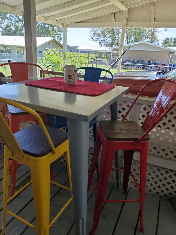 My new table and chairs