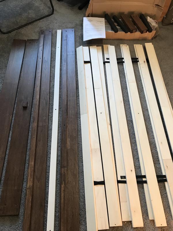 All of the pieces