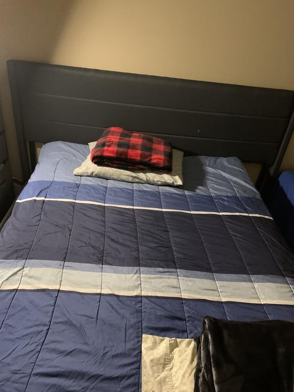 カナヤさま専用ページ YYAo Upholstered Platform Bed Frame with Vertical Channel