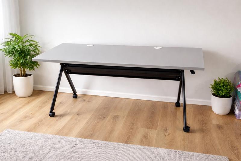 Emma + Oliver Griffin Heavy-Duty Flip Top Training Table with Nesting ...