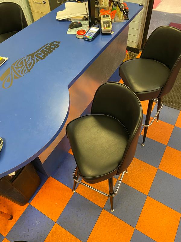 Customer signing area