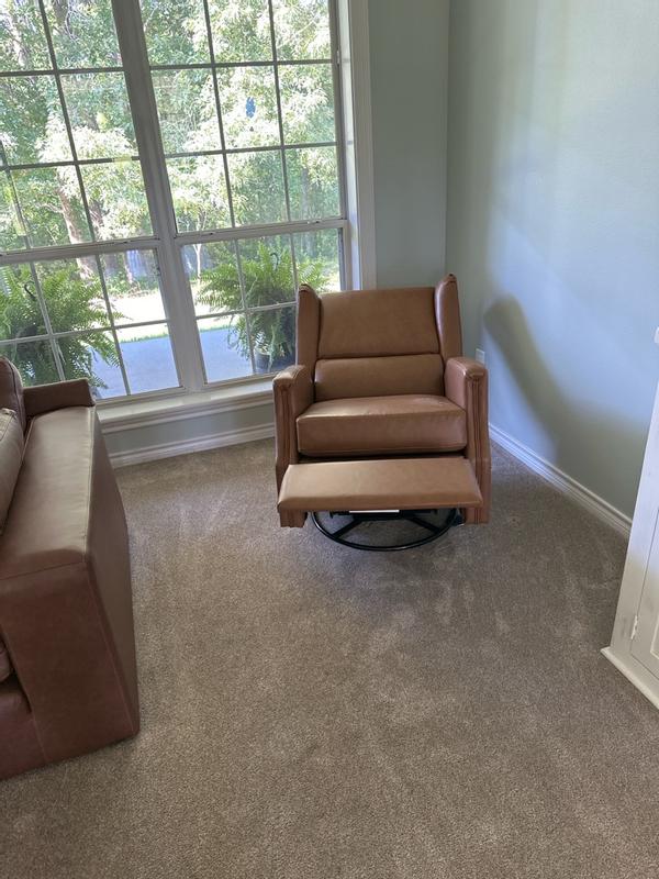 Flash Furniture Omma Swivel Glider Rocker Recliner Chair; Manual 360 ...