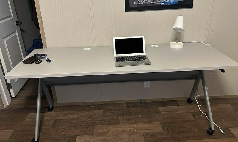 Flash Furniture Davis Commercial Grade 72-in x 24-in Heavy-Duty Nesting ...